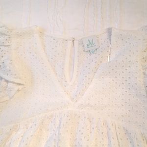White Eyelet Dress